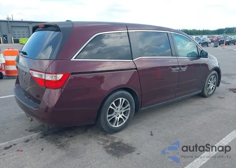 2013 Honda Odyssey Ex-L из США, поврежденный, VIN 5FNRL5H68DB011873